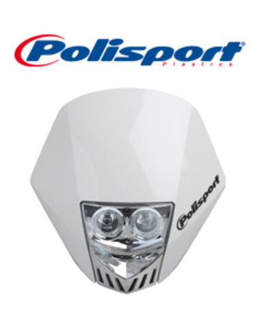 valomaski Polisport HMX LED - valkoinen valomaski Polisport HMX LED - valkoinen