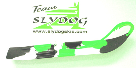 Slydog -  Race 6" Camo muovisuksi pari ( vihreä/valko/musta )