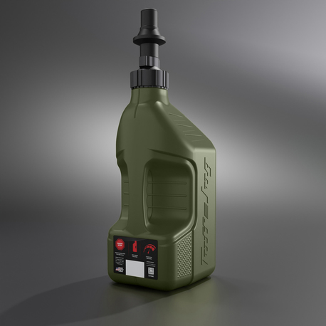 Tuff Jug Kanisteri - 10L maastonvihreä - Ripper korkki musta