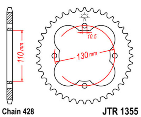 ketjuratas taka ( JTR 1355 ) 50z
