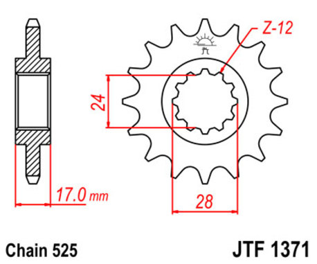 ketjuratas etu ( JT 1371 ) 14z