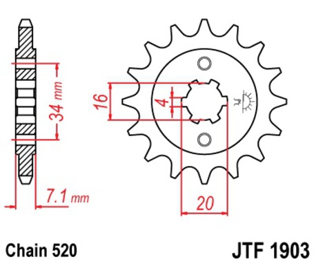 ketjuratas etu ( JT 1903 ) 14z