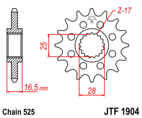 ketjuratas etu ( JT 1904 ) 16z ketjuratas etu ( JT 1904 ) 16z