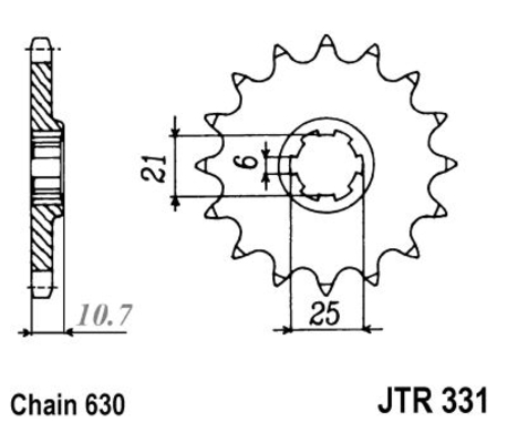 ketjuratas etu ( JT 331 ) 15z