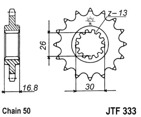 ketjuratas etu ( JT 333 ) 15z