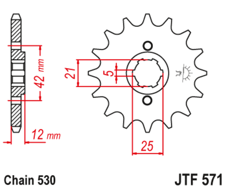ketjuratas etu ( JT 571 ) 16z ketjuratas etu ( JT 571 ) 16z