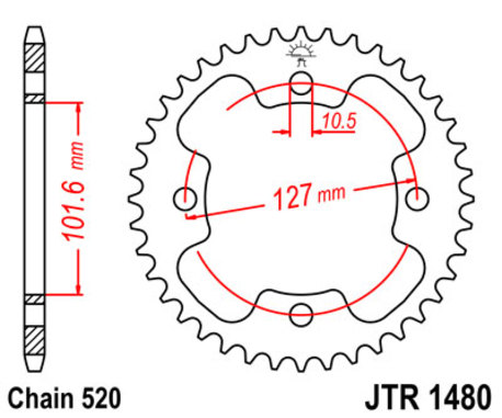 ketjuratas taka ( JTR 1480 ) 38z