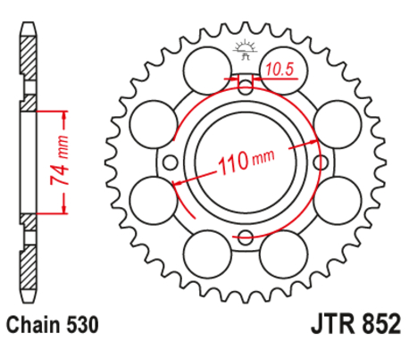 ketjuratas taka ( JTR 852 ) 41z