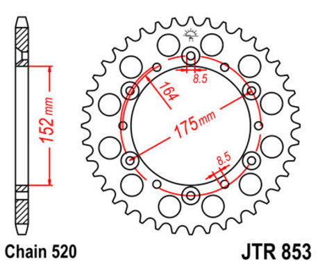 ketjuratas taka ( JTR 853 ) 40z