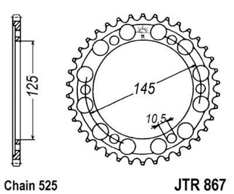 ketjuratas taka ( JTR 867 ) 42z