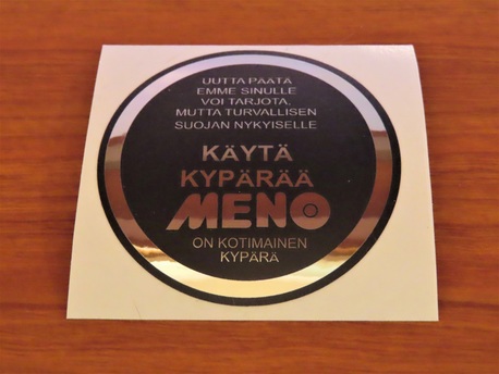 tarra "käytä Meno kypärää"
