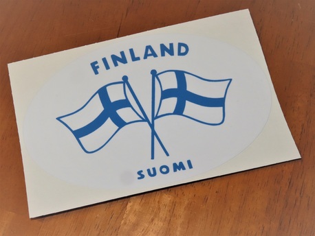 Suomi Finland - ovaali tarra