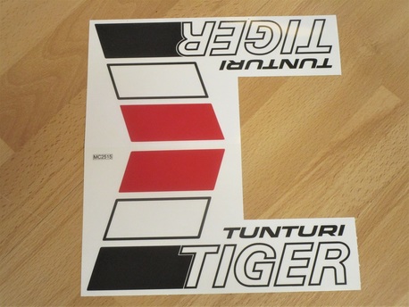 tankin tarrat - Tunturi Tiger ( puna/musta ) tankin tarrat - Tunturi Tiger ( puna/musta )