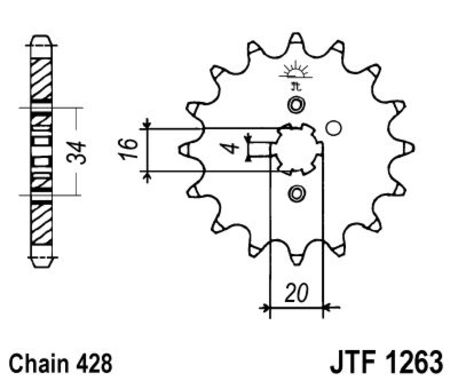 ketjuratas etu ( JT 1263 ) 16z