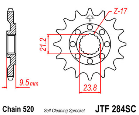 ketjuratas etu ( JT 284 ) 13z