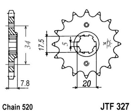 ketjuratas etu ( JT 327 ) 14z