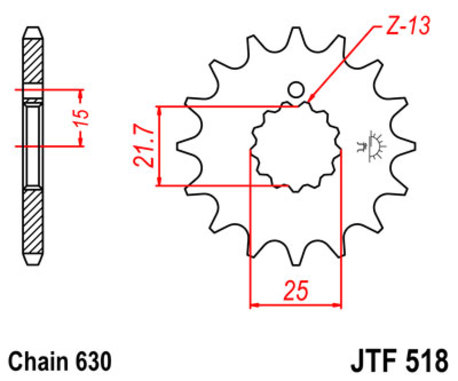 ketjuratas etu ( JTF 518 ) 15z ketjuratas etu ( JTF 518 ) 15z
