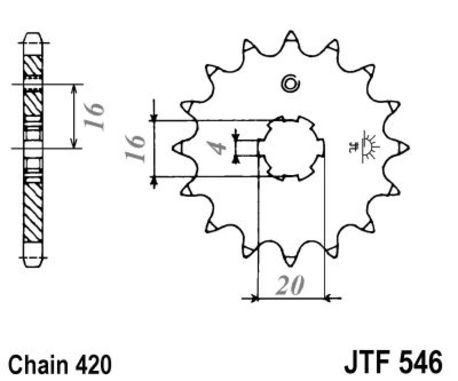 ketjuratas etu ( JT 546 ) 14z