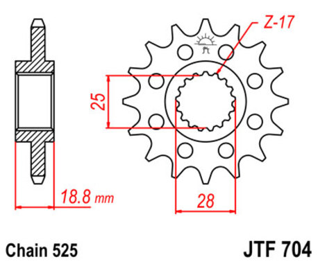 ketjuratas etu ( JT 704 ) 16z ketjuratas etu ( JT 704 ) 16z
