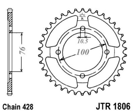 ketjuratas taka ( JTR 1806 ) 56z