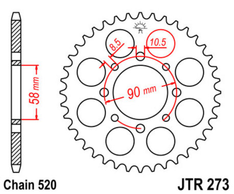 ketjuratas taka ( JTR 273 ) 44z