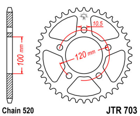 ketjuratas taka ( JTR 703 ) 44z