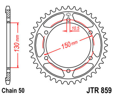 ketjuratas taka ( JTR 859 ) 48z