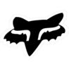 tarra - Fox Foxhead 4" - musta/valkoinen
