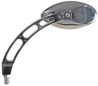 peili - Universal Oval Chrome - vasen / oikea