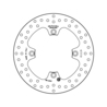takajarrulevy Brembo - Husqvarna