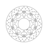 etujarrulevy Brembo ( kelluva ) - Suzuki