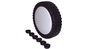 yleispyörä - 8" ( 200mm ) - 8mm, 10mm, 12mm akselille