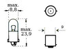 polttimo - 6v 2w Ba 9s